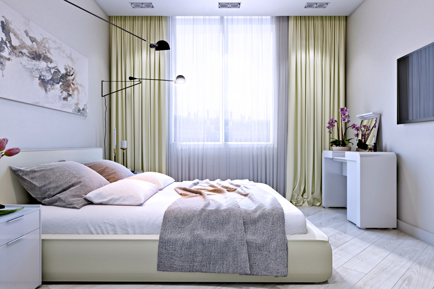 Светлая двушка на Мосфильмовской