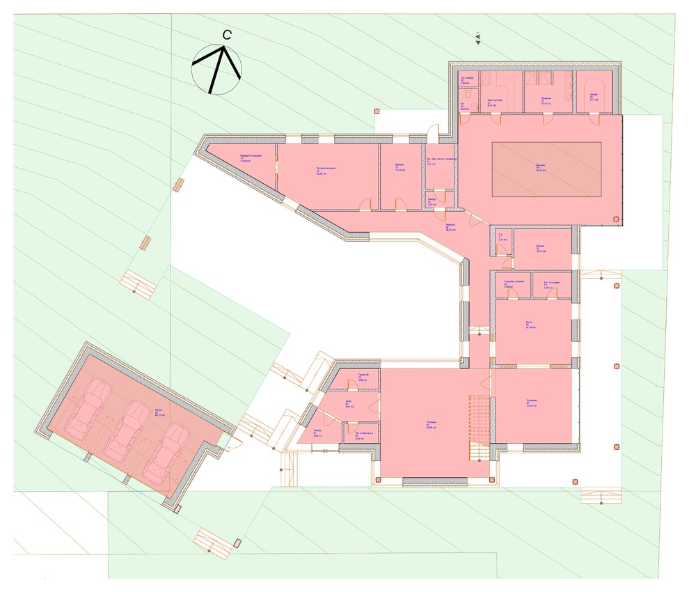 Индивидуальный жилой дом под Казанью