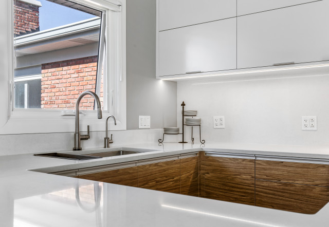 Warm Continuous Grain contemporaneo-cocina