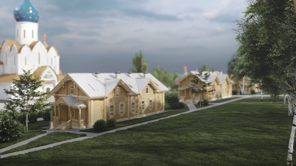 Храм Успения Пресвятой Богородицы и объекты внешней инфраструктуры Мужского мона