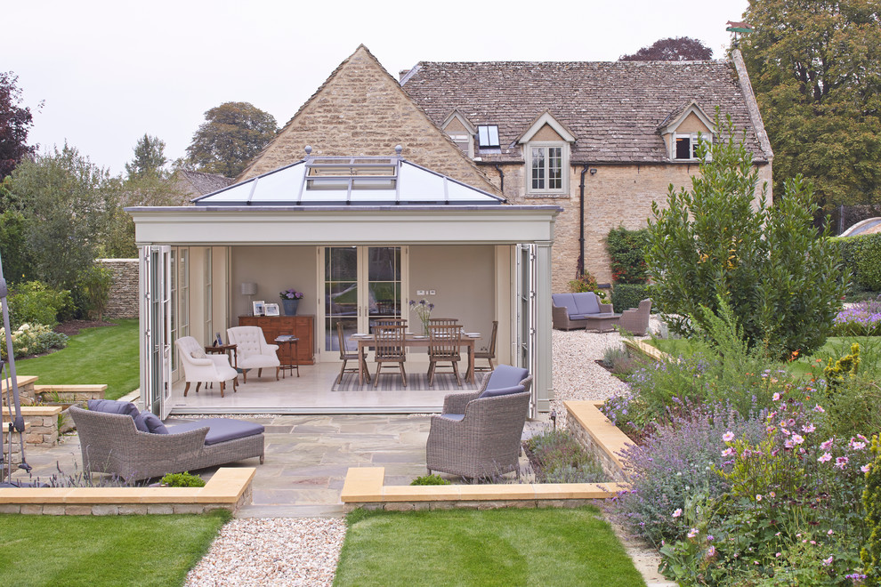 Orangery with Bifold Doors Traditional Sunroom Other by David