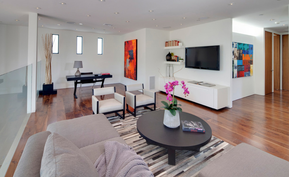 This is an example of a modern living room in Orange County.