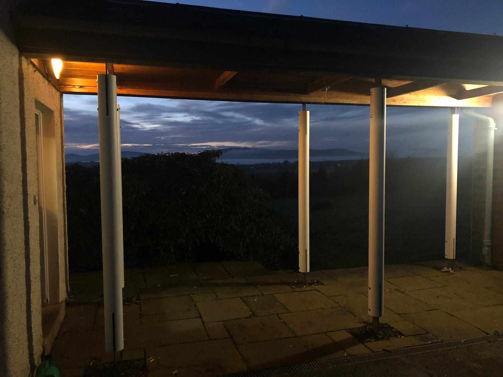 Round Columns in the Scottish borders