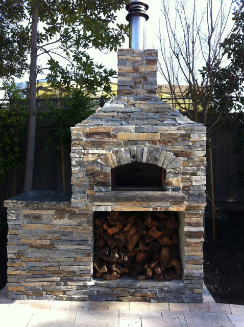Outdoor Hip Roof Wood Fired Pizza Ovens - Traditional ...