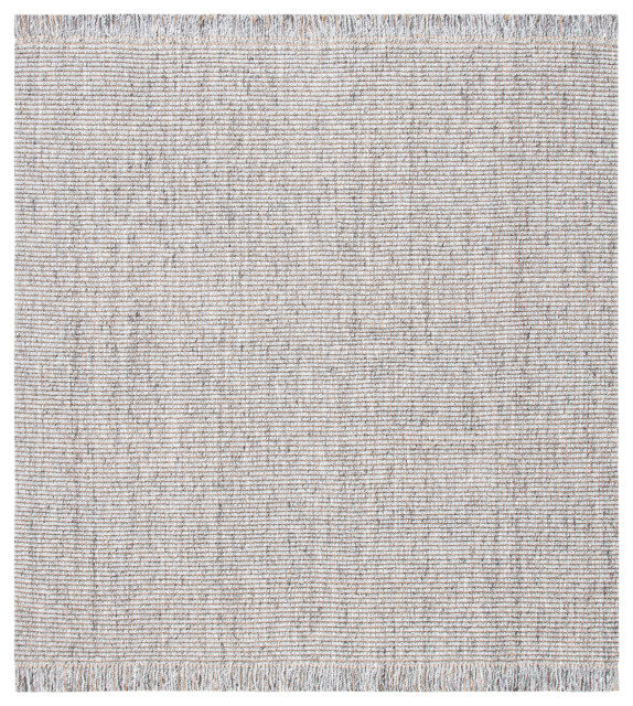 Safavieh Vintage Leather Läufer 70x150cm – Handgefertigt Aus Leder & Jute, Mit Fransen, Silber