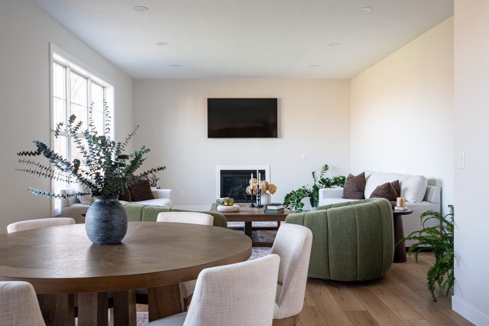 Inspiration for a transitional home design remodel in Minneapolis