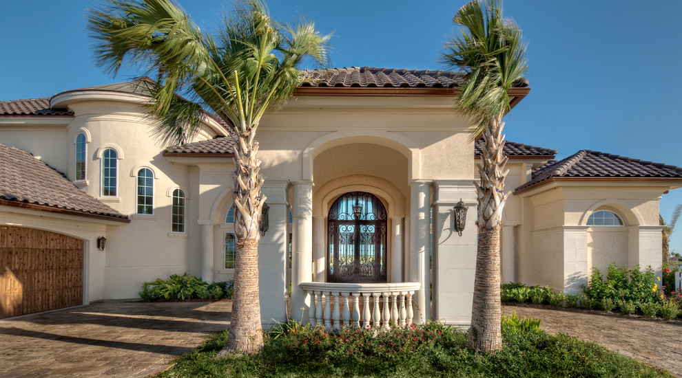 Sater Design Collection's 6962 "Padova" Home Plan - Mediterranean ...