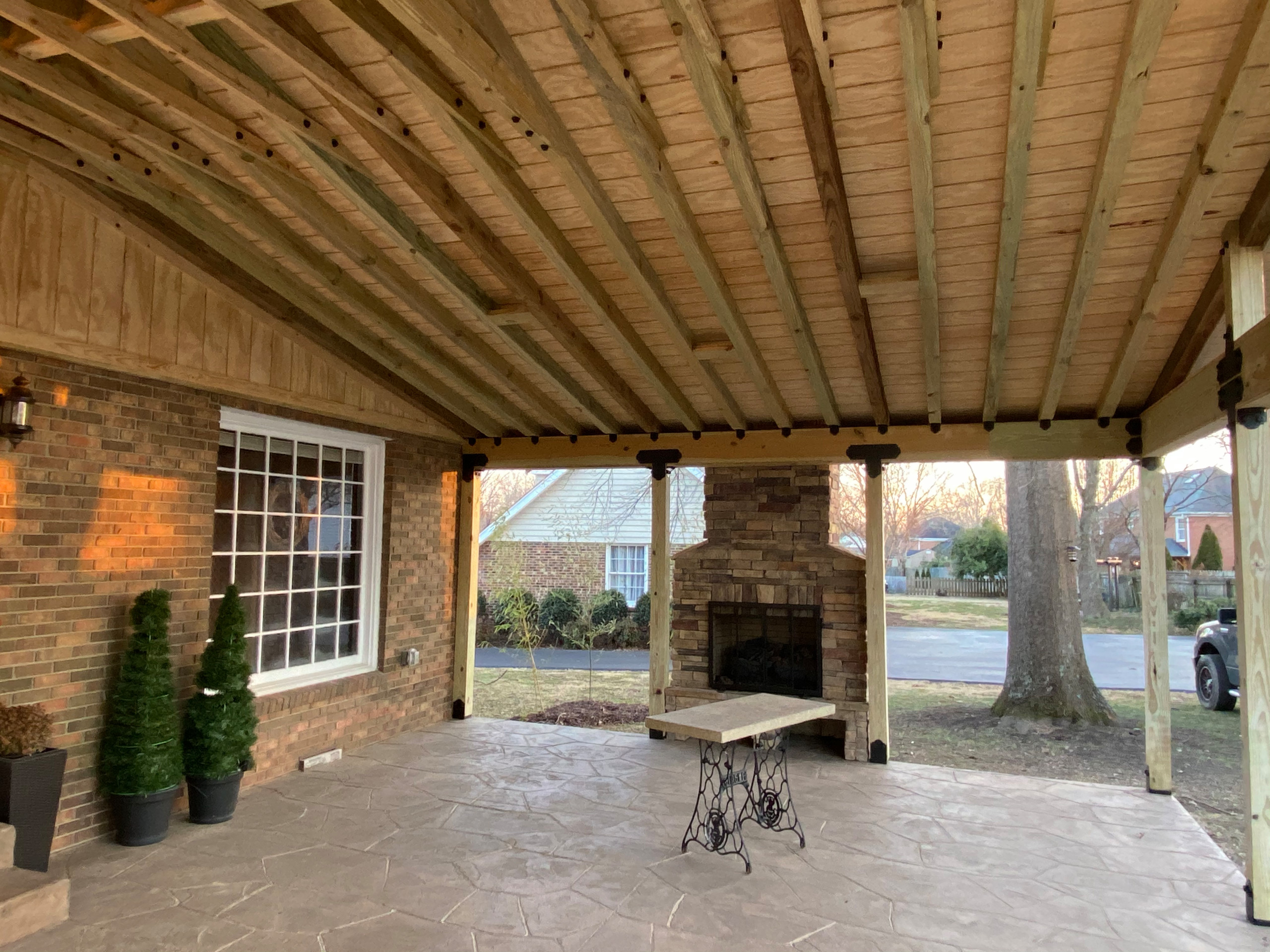 Gable Covered Patio