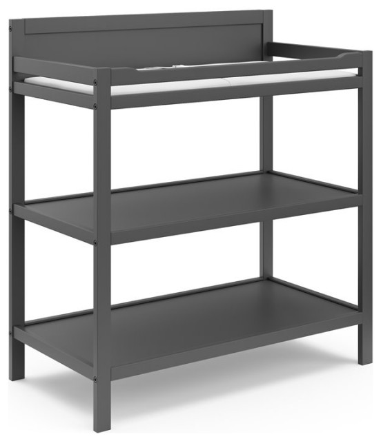 Storkcraft Alpine Changing Table in White Transitional Changing