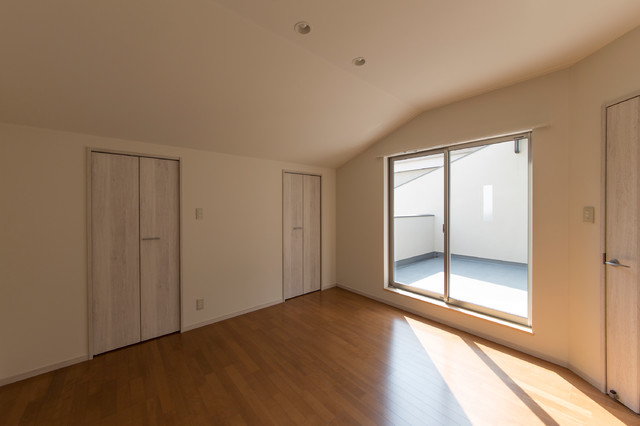 今戸コートハウス minimalistisch-schlafzimmer