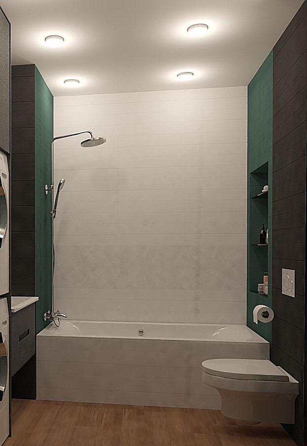 проходная кухня-студия