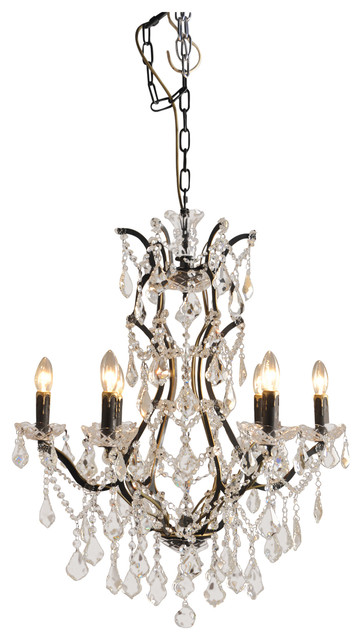 Moti Iron Victorian Pendant With Crystal Accents View In Your Iron Victorian Pendant With Crystal Accents Contemporary Chandeliers