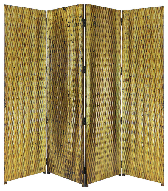 Screen Gems Gilded Screeen Room Divider SG83A Transitional Screens