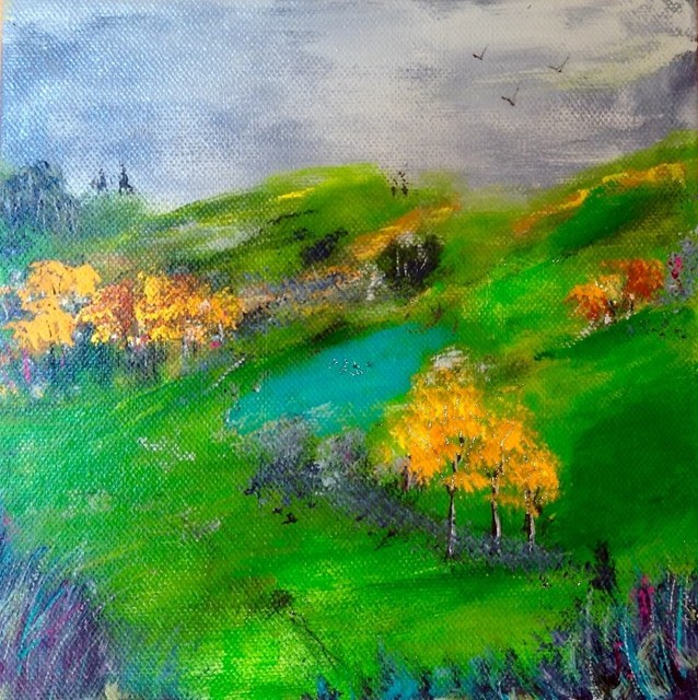 Green Hills by Valerie Eugarde
