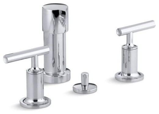 Kohler Purist Bidet Faucet With Vertical Spray And Lever Handles