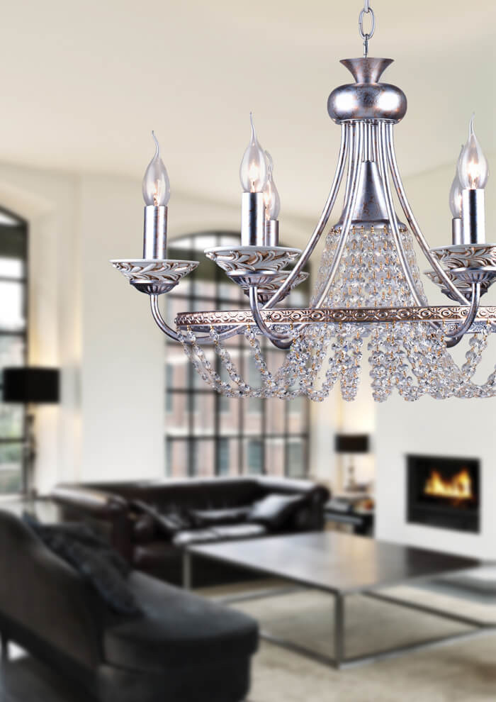 Люстры в интерьере