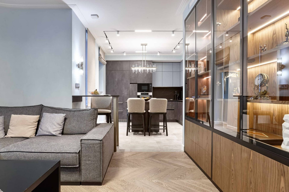 Дизайн и ремонт квартиры в ЖК «Мосфильмовский» — Море спокойствия