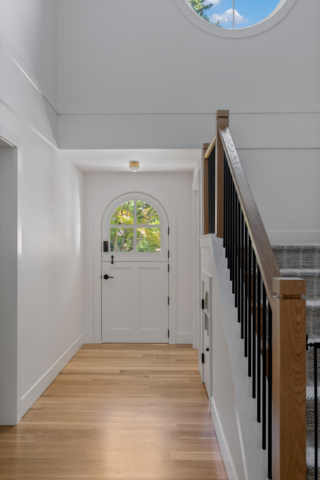 Farmhouse Staircase and Entry Hall