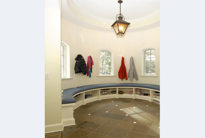 Transitional entryway photo in Miami