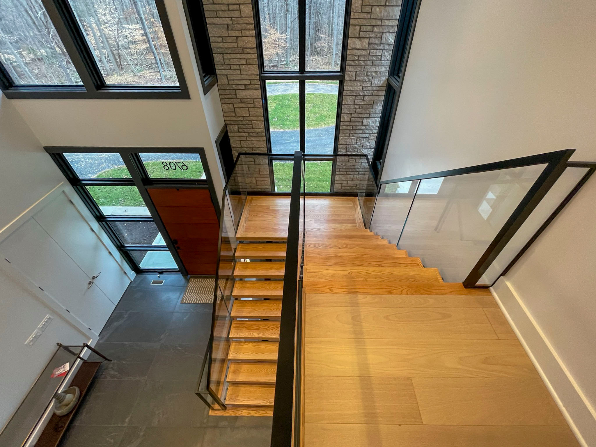 98_Sun Filled Modern Staircase Surrounded by Private Forest, Clifton VA 20124