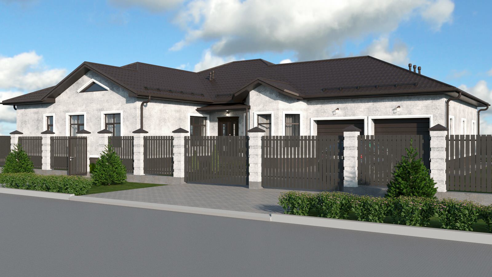 Проект дома 320 м.кв. в п. Марьино