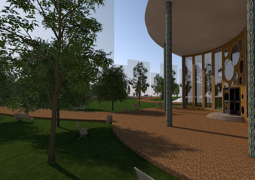 павильон с рестораном