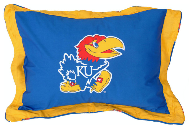 Kansas Jayhawks Printed Pillow Sham
