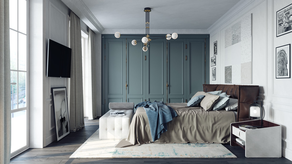 Дизайн  спальни в американском стиле