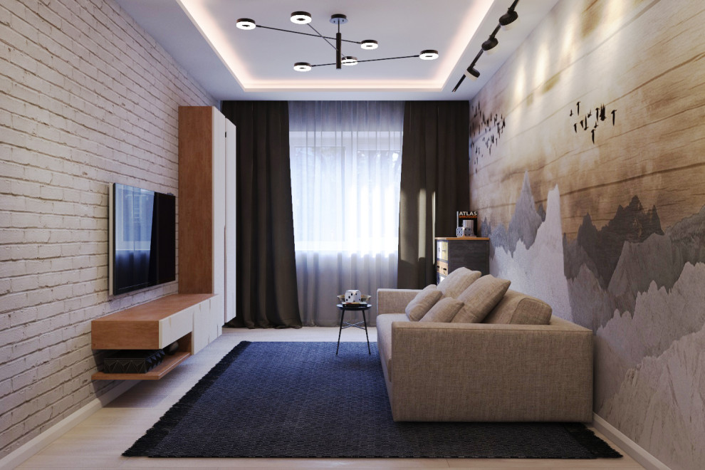 Дизайн интерьера однокомнатной квартиры для сдачи в аренду. Краснодар