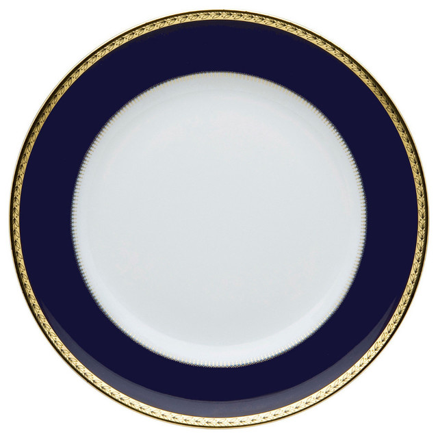 Brest Dinner Plate Contemporary Dinner Plates by Alchemy Fine Home
