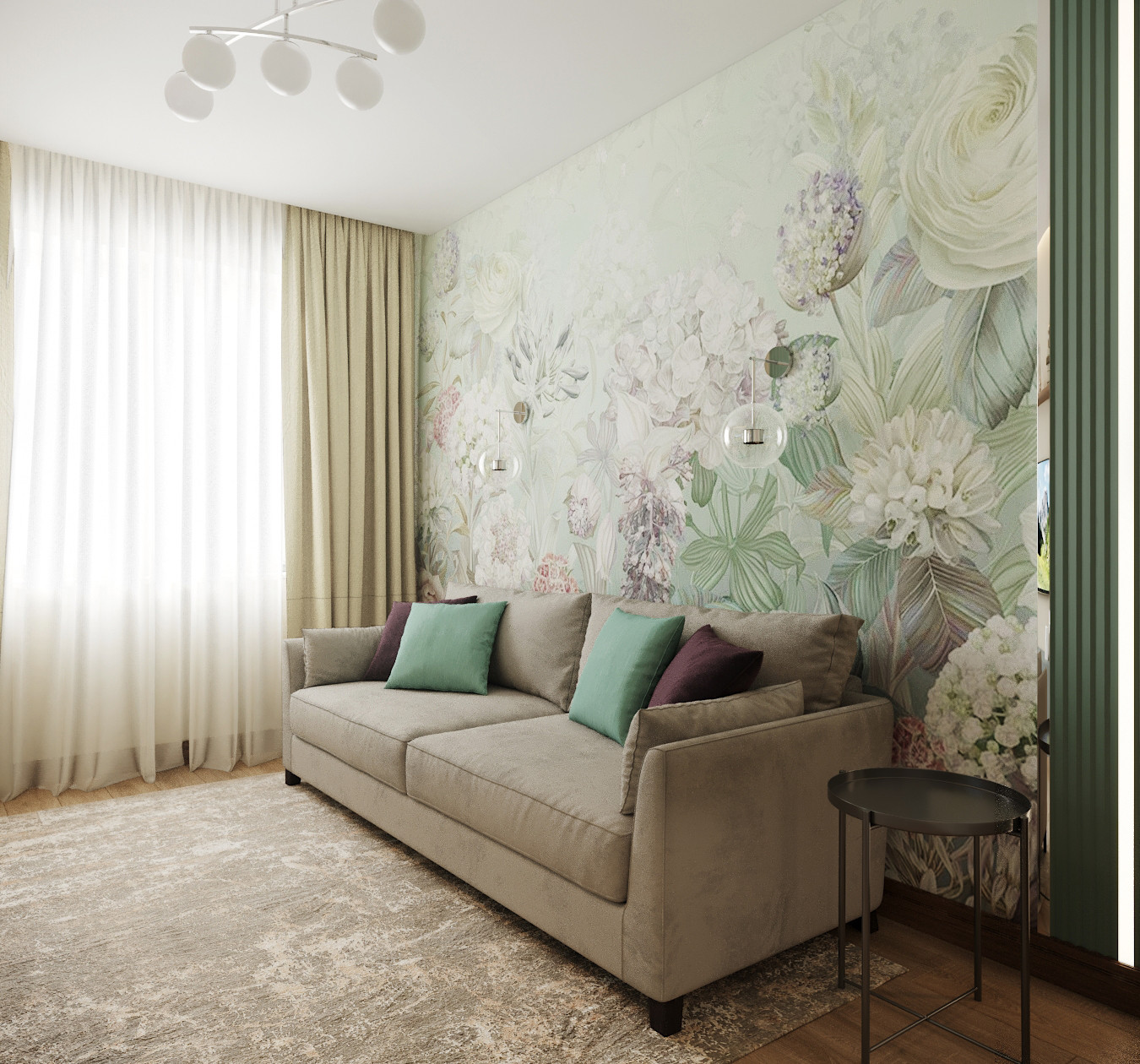 Современный интерьер гостинной