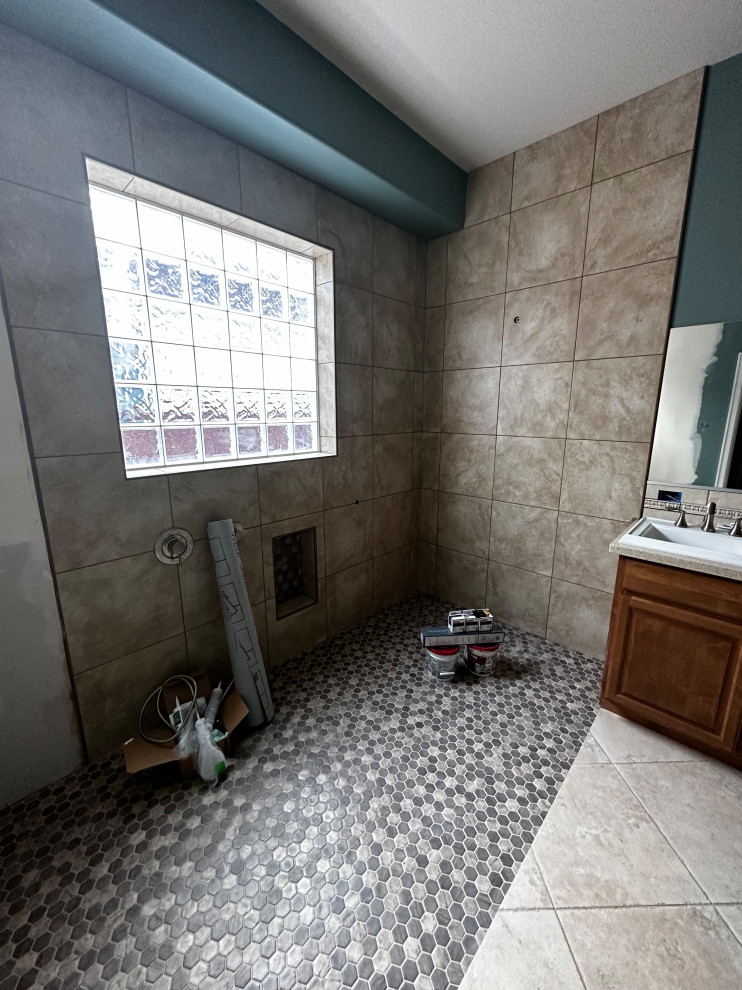 ADA Bathroom/Garage Retrofit and New Flooring