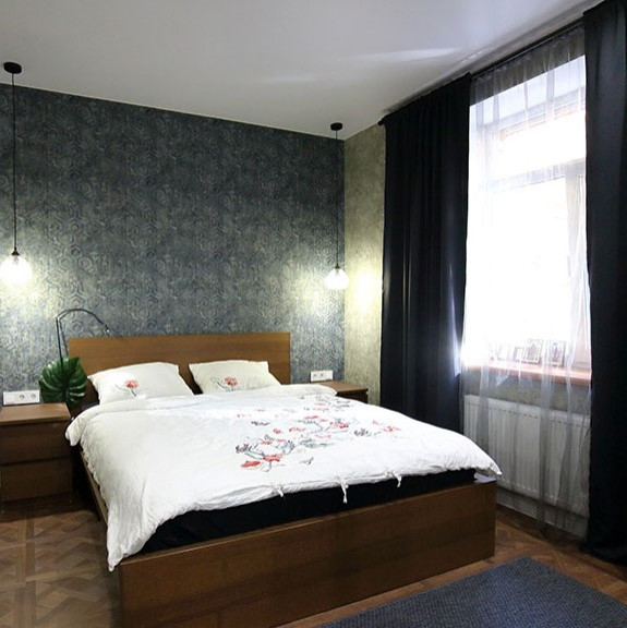 Реализованный интерьер таунхауса в Афонино