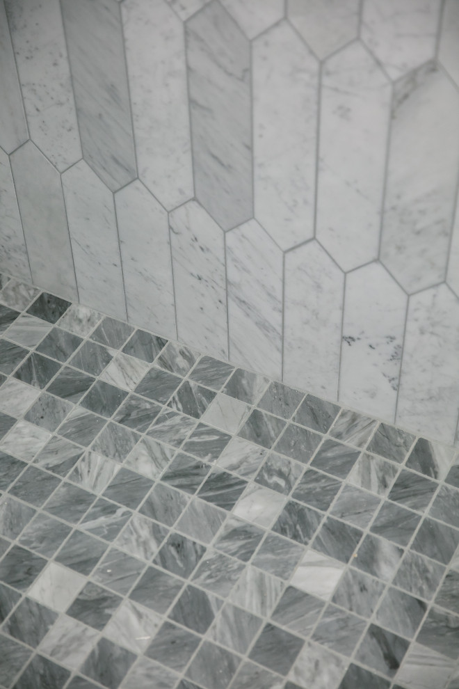 Bathroom - coastal bathroom idea in Orange County