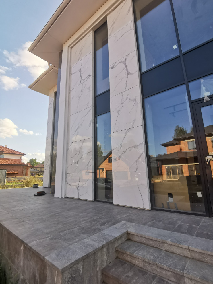 Монтаж тканевого потолка. Вешки