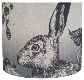 Game &amp; Garden Pendant Lamp Shade, Hare - Country - Lampshades - by 