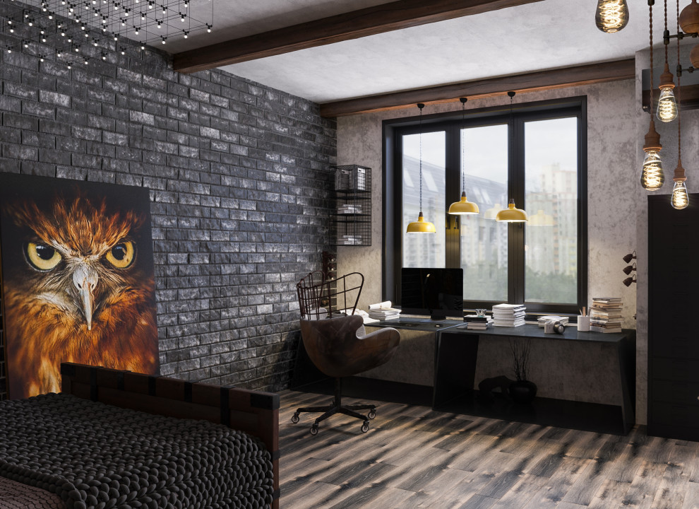 ЖК "Мосфильмовская". Дизайн-проект в стиле Loft