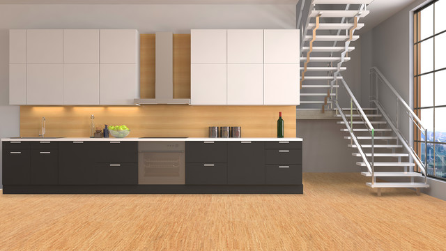 Kitchen Flooring Cork Flooring American Traditional Kitchen