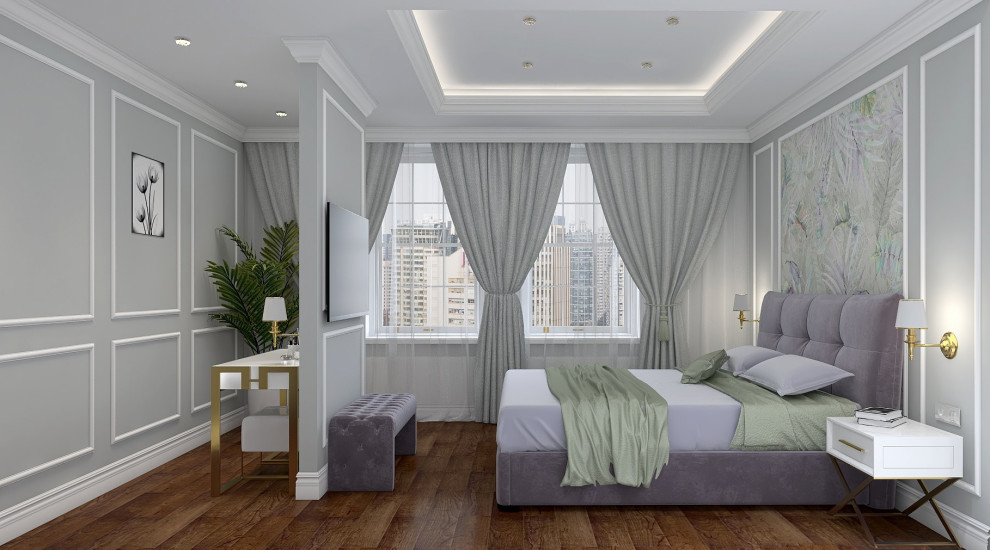 Двухкомнатная квартира в стиле неоклассика