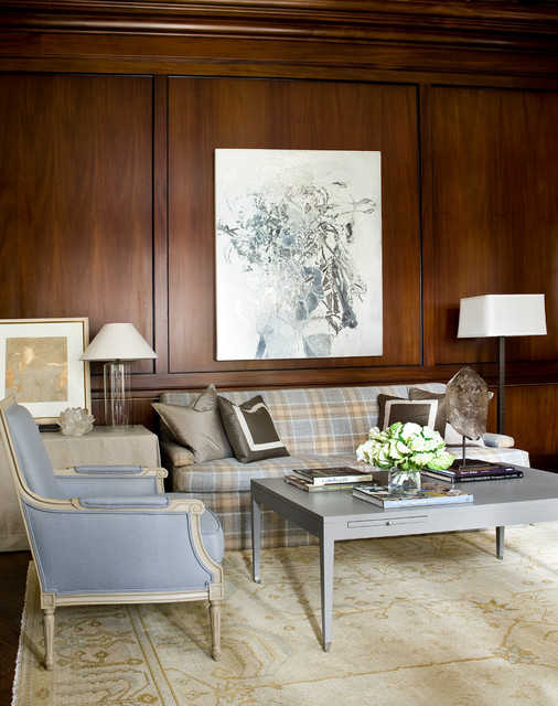 Transitional Buckhead Mansion klassisk-dagligstue