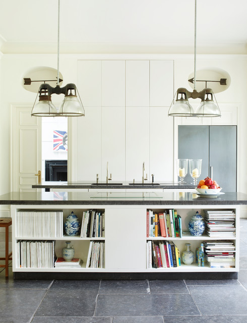 Central London Town House contemporary-kitchen
