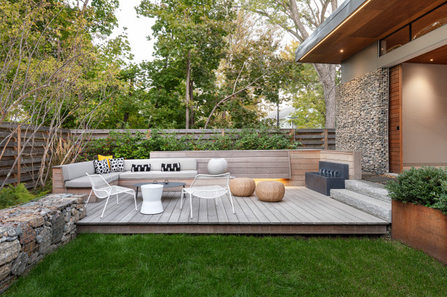 Somerville carport trendy-terrasse