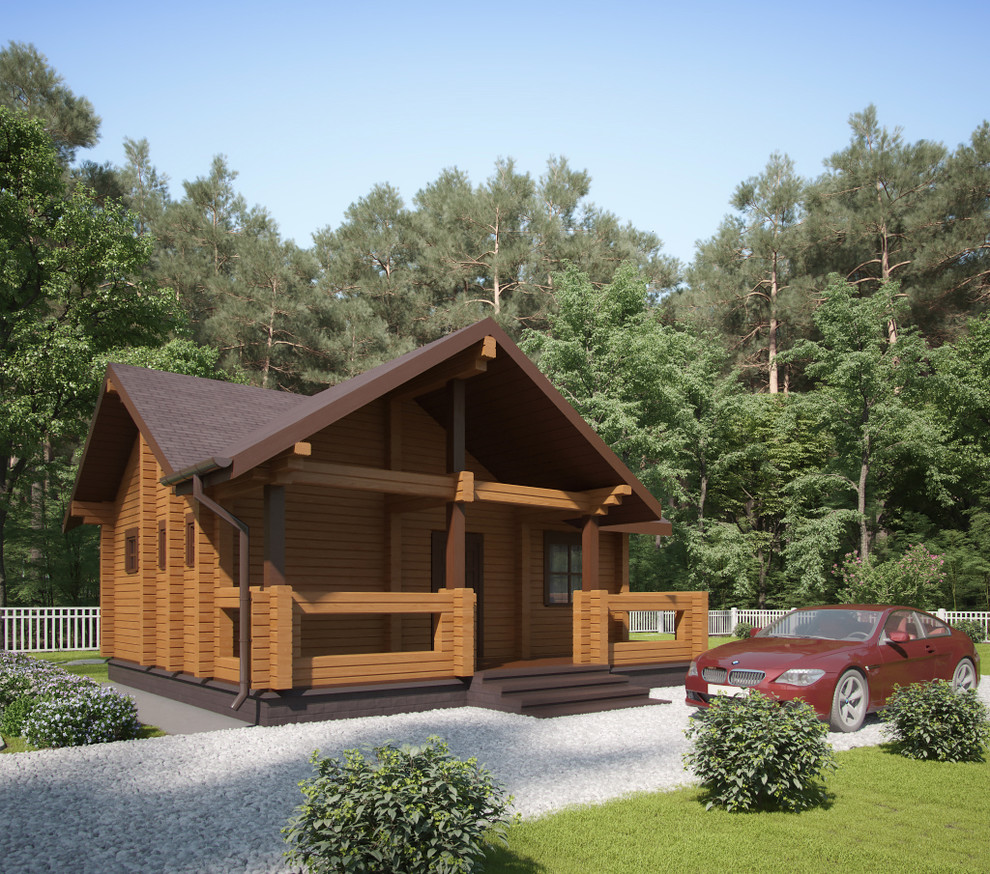 Баня из профилированного бруса "Икша"