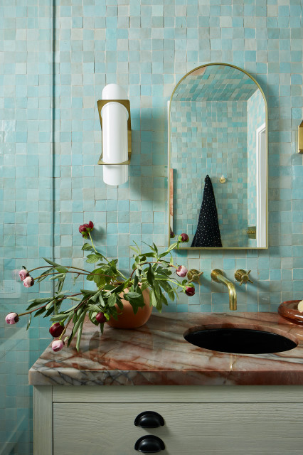 Atwater Abode mediterranean-bathroom