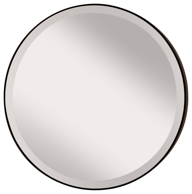 Generation Lighting, MR1127ORB, Round Mirror, Oil Rubbed Bronze
