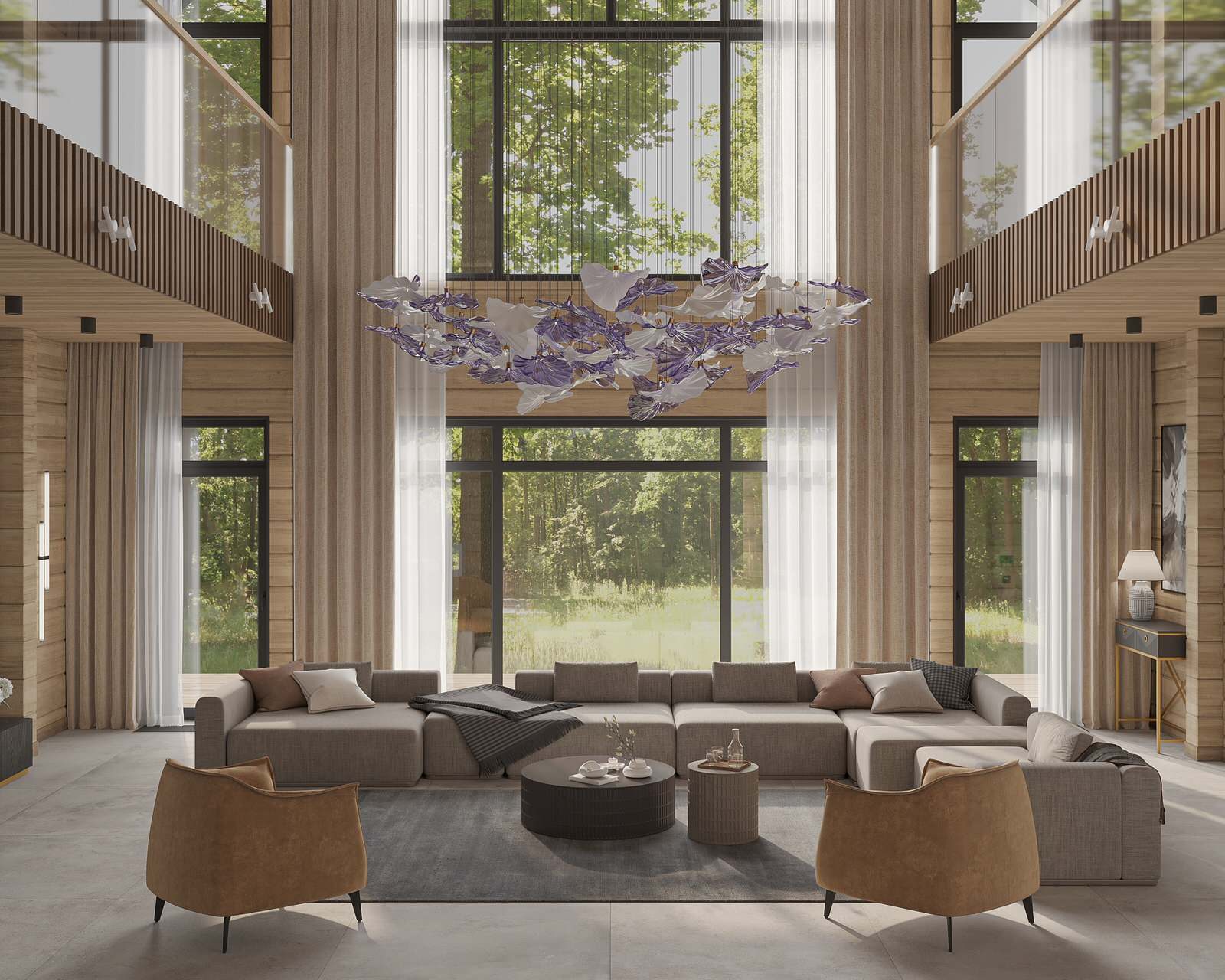 Загородный дом из клееного бруса