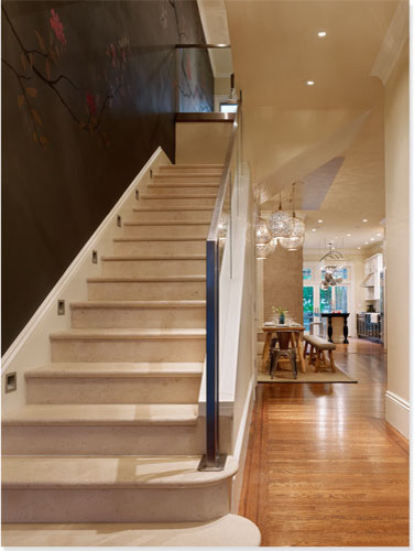 Design ideas for a modern staircase in San Francisco.