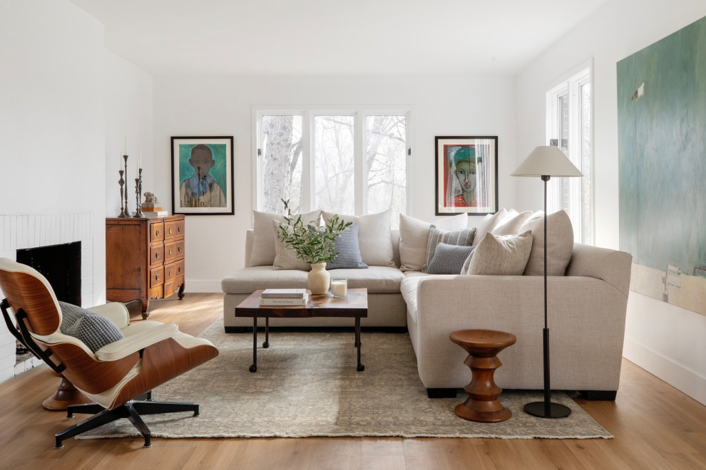 A 1950s Home Reimagined - Transitional - Living Room - Boise - by ...
