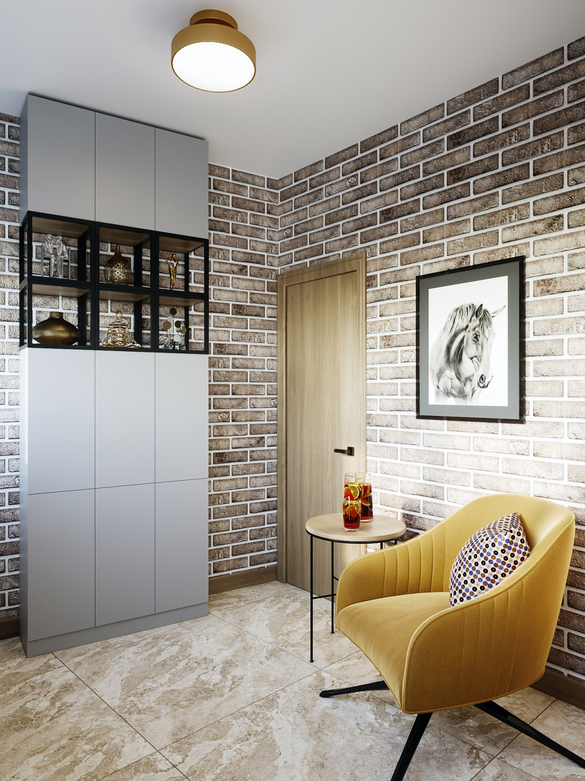 Квартира на Перервинском бульваре (85,25 м2) - СПОНТАННОСТЬ