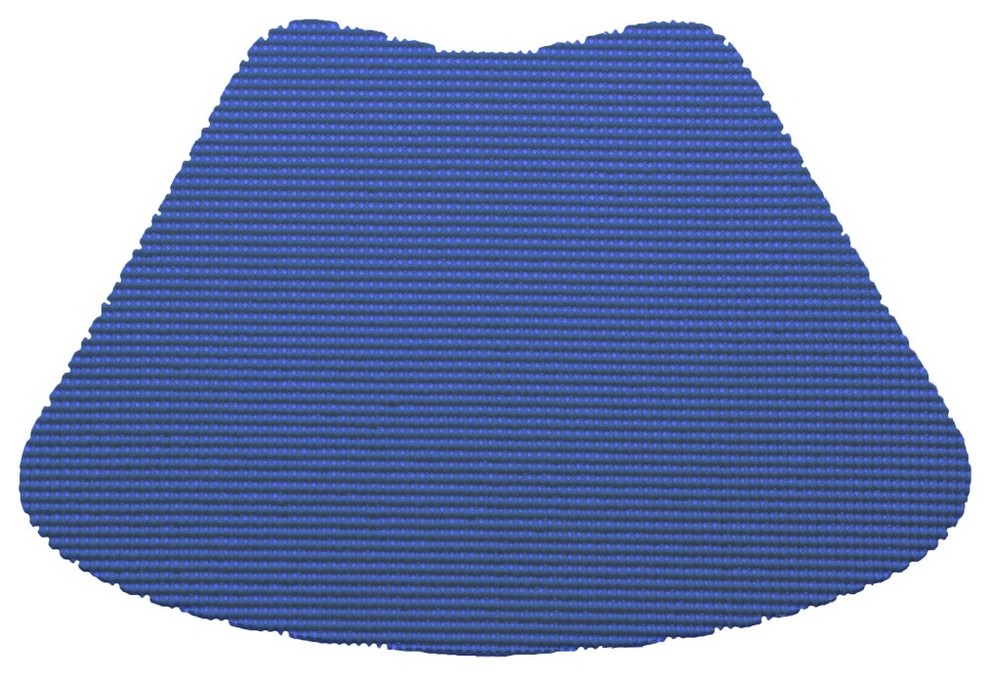 Kraftware Fishnet Blue Wedge Placemats, Set of 12